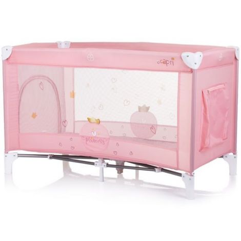 Patut pliabil Chipolino Capri Princess pink - poza 2