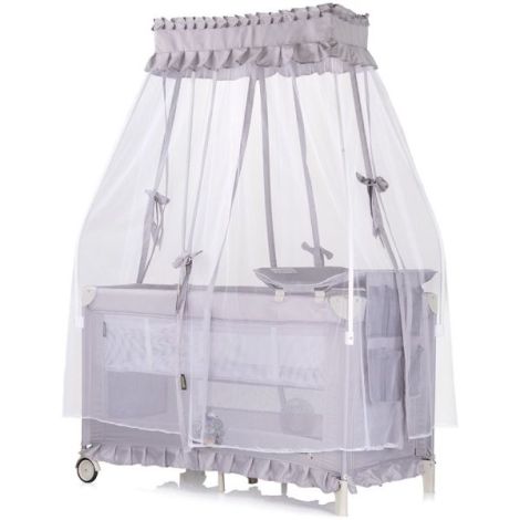 Patut pliabil Chipolino Palace Hippo grey - poza 2