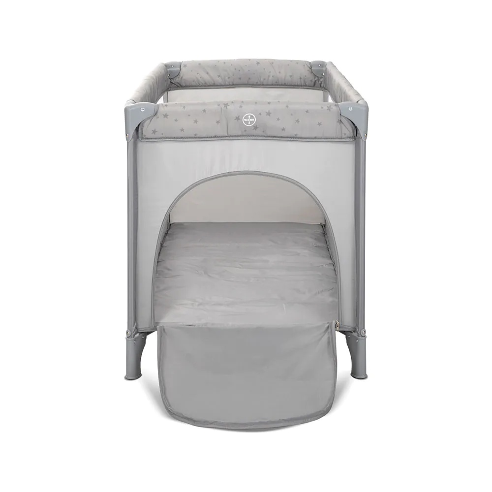 Patut Pliabil cu 2 niveluri Lorelli Classic Carina Grey Stars - poza 5