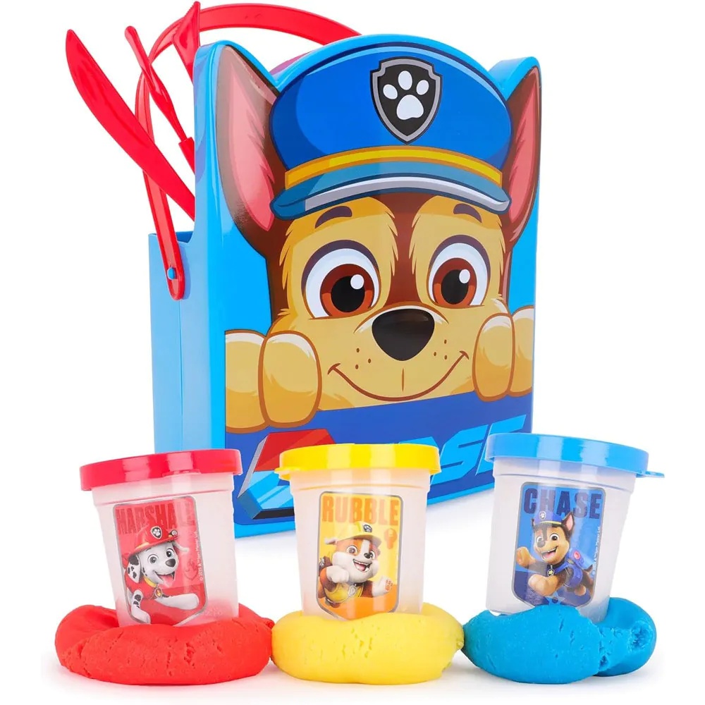 Paw Patrol Set de Joaca cu Plastilina, 3 Culori, Sabloane si Accesorii - poza 1
