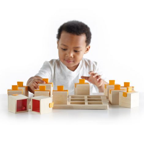 Peekaboo Sound Boxes cutiute cu sunete, Guidecraft - poza 3
