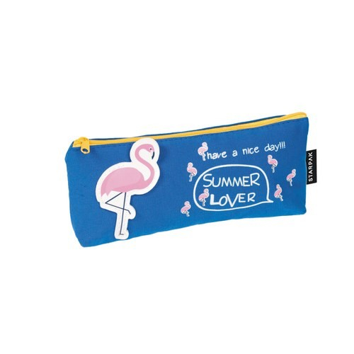 Penar neechipat cu 1 compartiment tip etui,textil,2 modele,20x10x3 cm