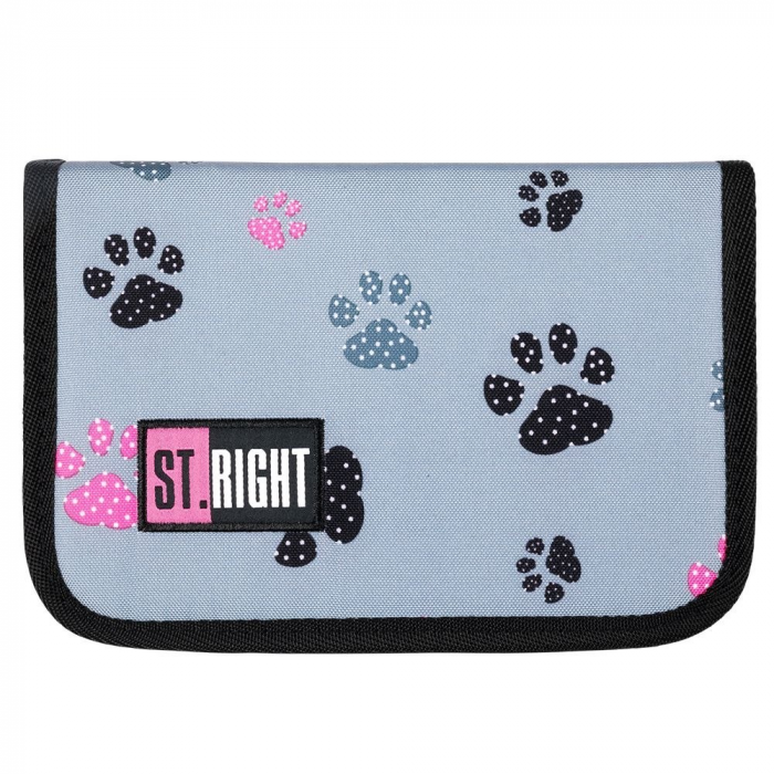 Penar neechipat cu un compartiment,model Paws,20x13x3.5 cm