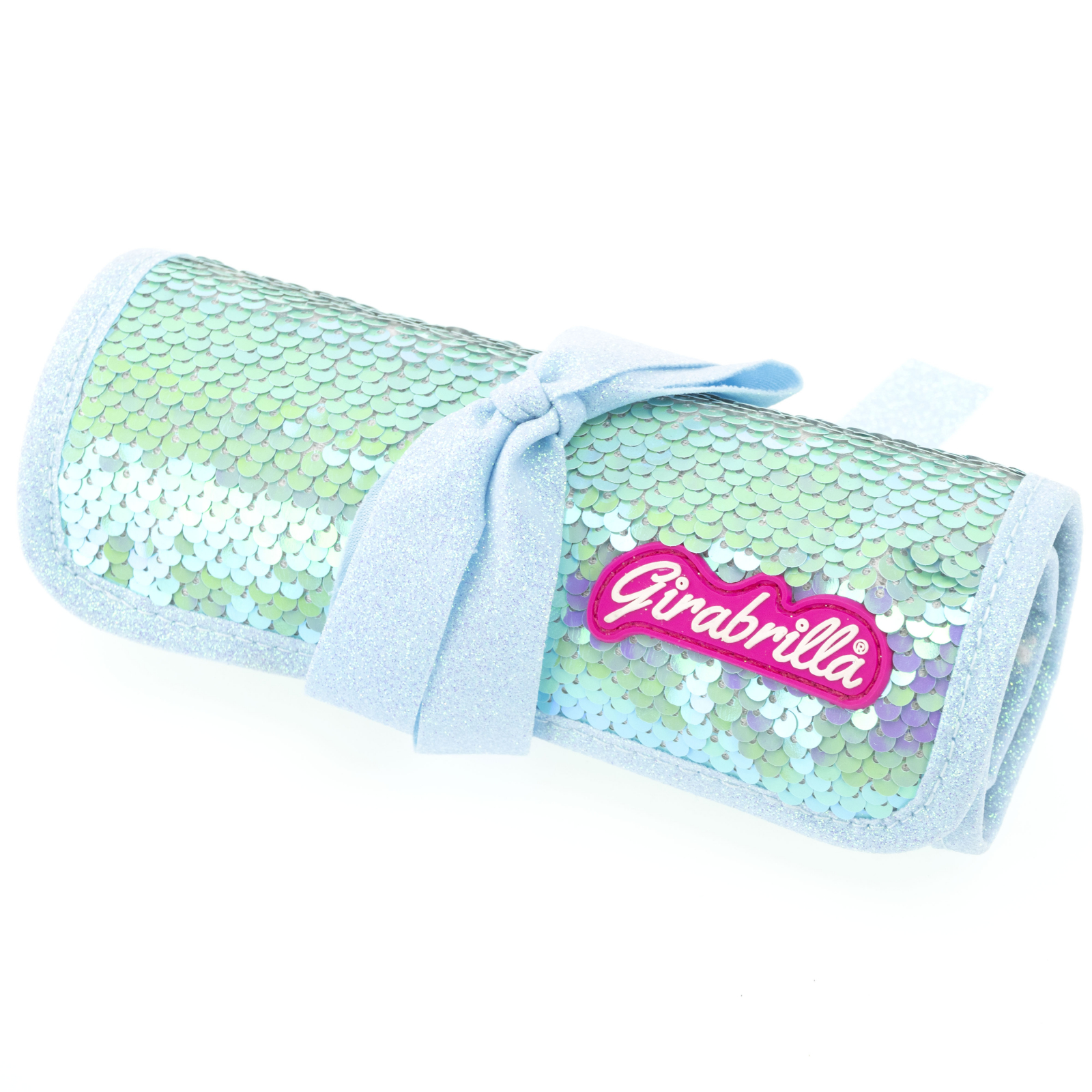 Penar rulabil Girabrilla - cu paiete reversibile si set 12 pixuri gel + 6 markere duble Tiffany