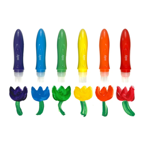 Pensule cu vopsea lichida Easy Squeezy - Set de 6 - poza 2