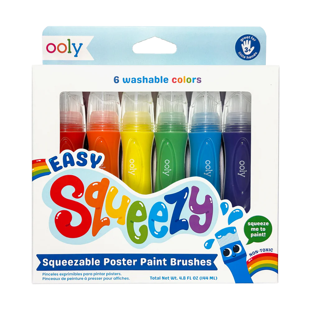 Pensule cu vopsea lichida Easy Squeezy - Set de 6