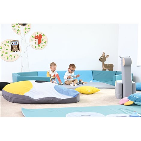 Perna Art gigant din bumbac 115x150 cm, umpluta cu silicon, gradinita si cresa - poza 4