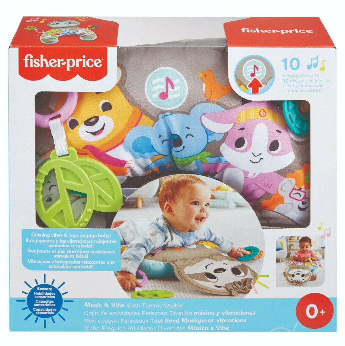 Perna de activitati cu sunete si vibratii Fisher Price Music and Vibe - poza 1