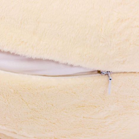 Perna de alaptare fiziologica husa blanita bej colectia Mis Mat 72 cm - poza 3