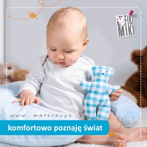 Perna de alaptare fiziologica husa bumbac gri 72 cm - poza 2