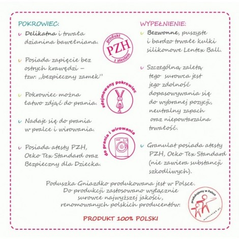 Perna de alaptare fiziologica husa bumbac gri 72 cm - poza 3