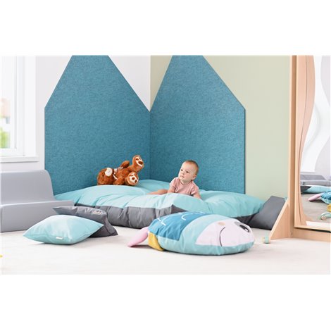 Perna gigant din poliester 160x152 cm, cu doua fete, umpluta cu silicon, gradinita si cresa - poza 3