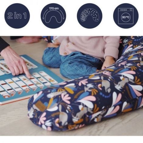 Perna gravida Beaba Big Flopsy 170 cm, husa jerse Lorena - poza 4