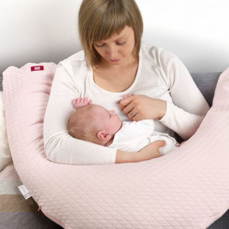 Perna gravida Red Castle Big Flopsy 170 cm, husa matlasata Powder Pink - poza 4