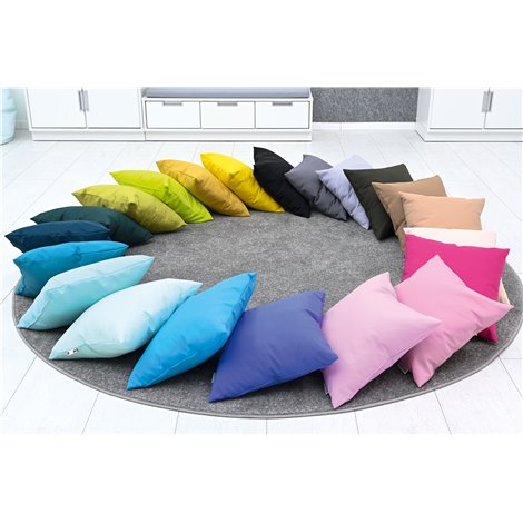 Perna moale albastru deschis 40 x 40 x 12 cm, gradinita, sala relaxare, decor - poza 2
