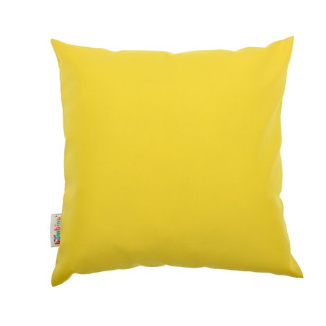 Perna moale galbena 40 x 40 x 12 cm, gradinita, sala relaxare, decor - poza 2