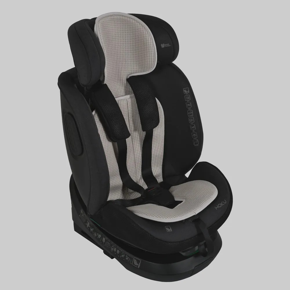 Perna scaun auto Cangaroo Airluxe 76-150 cm Gri - poza 4