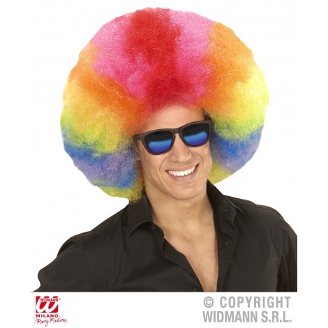 Peruca Afro Multicolora - poza 3