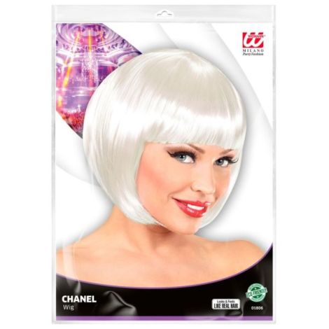 Peruca bob chanel alba - poza 4