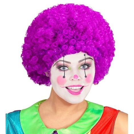 Peruca clown mov - poza 2
