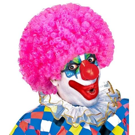 Peruca clown roz - poza 1