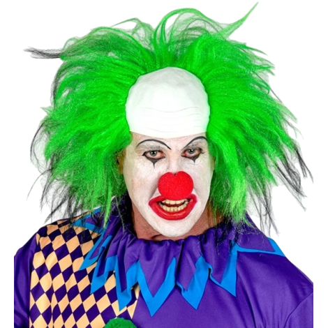 Peruca clown verde - poza 2