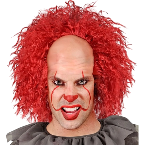 Peruca creepy clown vintage - poza 1