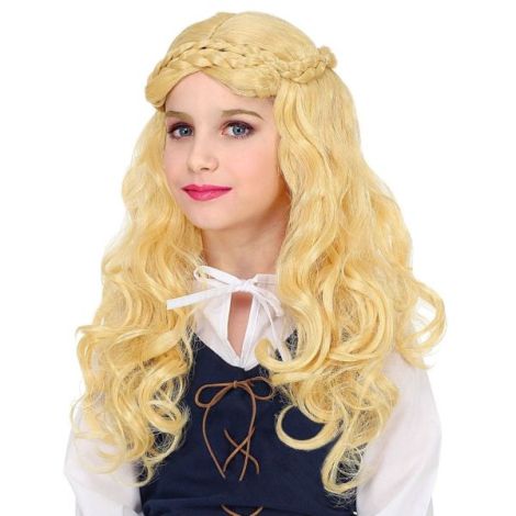 Peruca hangita blonda copii - poza 1