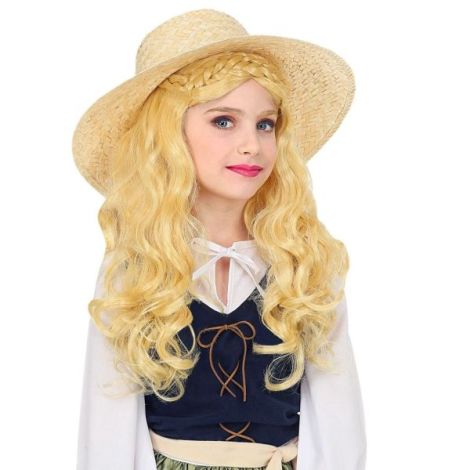 Peruca hangita blonda copii - poza 5