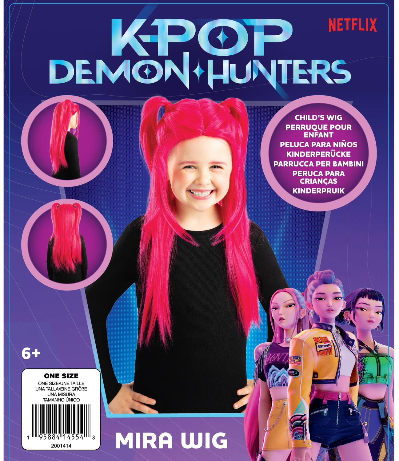 Peruca K-Pop Demon Hunters - Mira