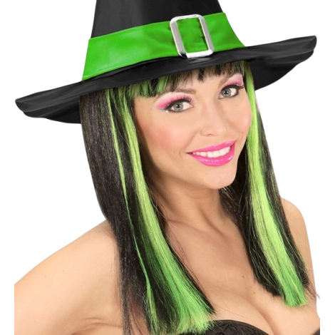 Peruca neon verde - poza 2