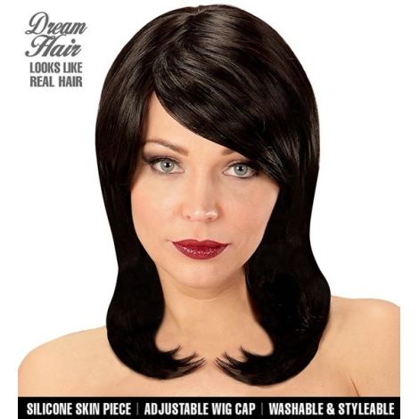 Peruca profesionala megan bruneta - poza 3
