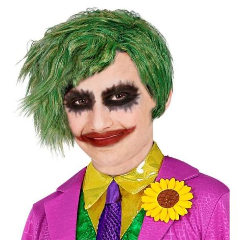 Peruca verde joker copii - marimea 158 cm - poza 1