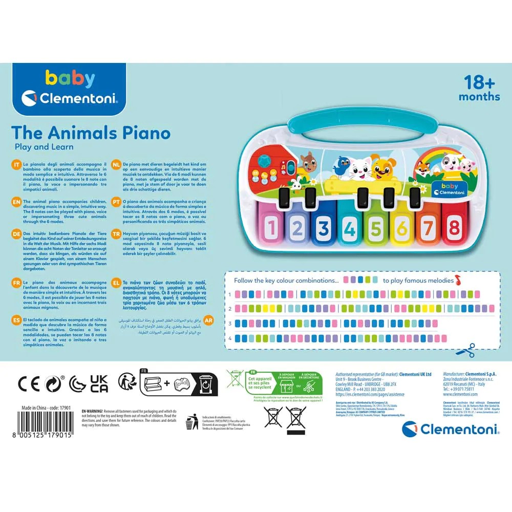 Pian cu animale Clementoni Baby Animals - poza 3