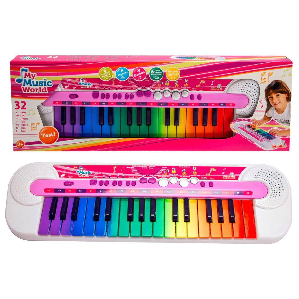 Pian Multicolor pentru copii Simba My Music World - poza 2