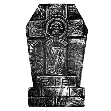 Piatra funerara cruce rip