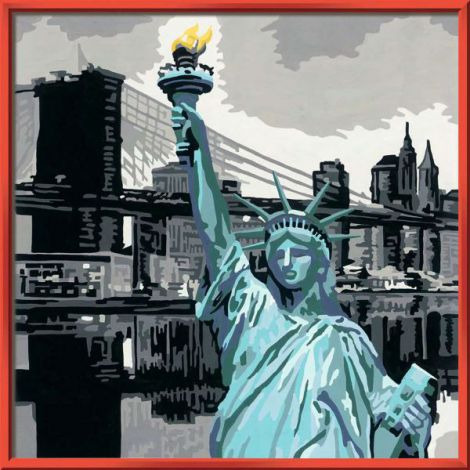 Pictura pe numere - new york 28998 Ravensburger - poza 3