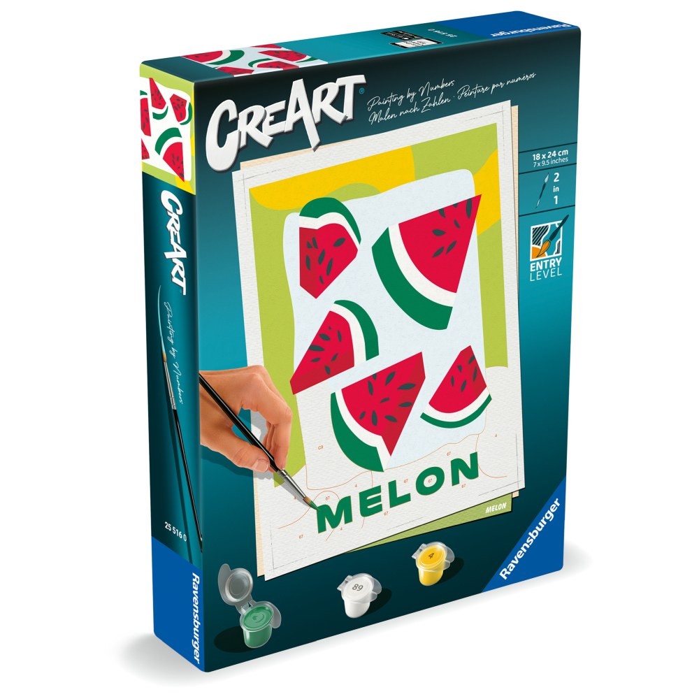 Pictura pe numere pentru adulti Ravensburger CreArt Pepene - poza 2