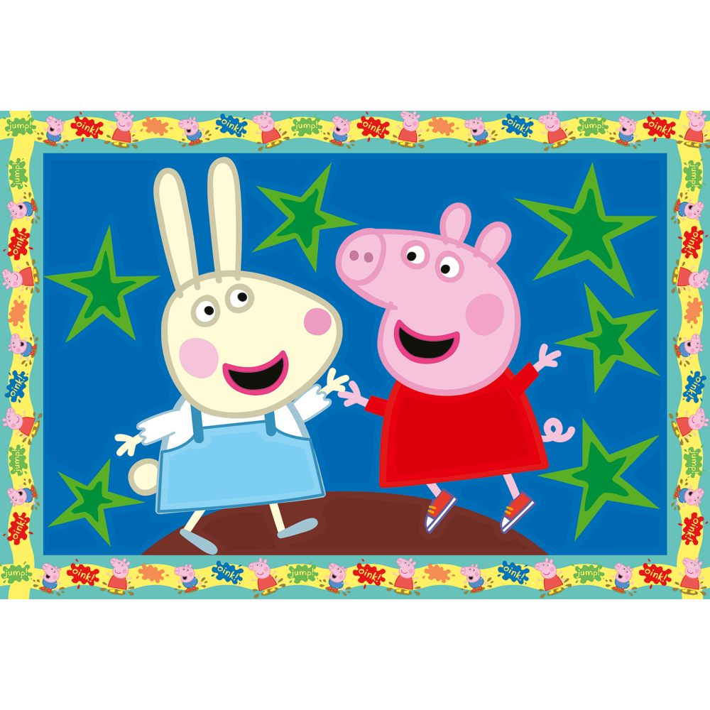 Pictura pe numere pentru copii Ravensburger CreArt 2 sabloane Peppa Pig - poza 4