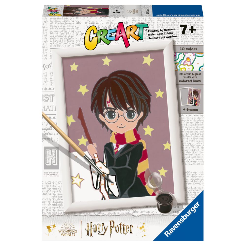 Pictura pe numere pentru copii Ravensburger CreArt Harry Potter - poza 1