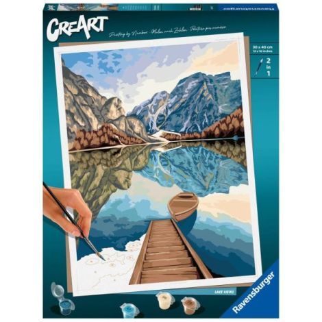 Pictura pe numere vedere la lac - poza 2