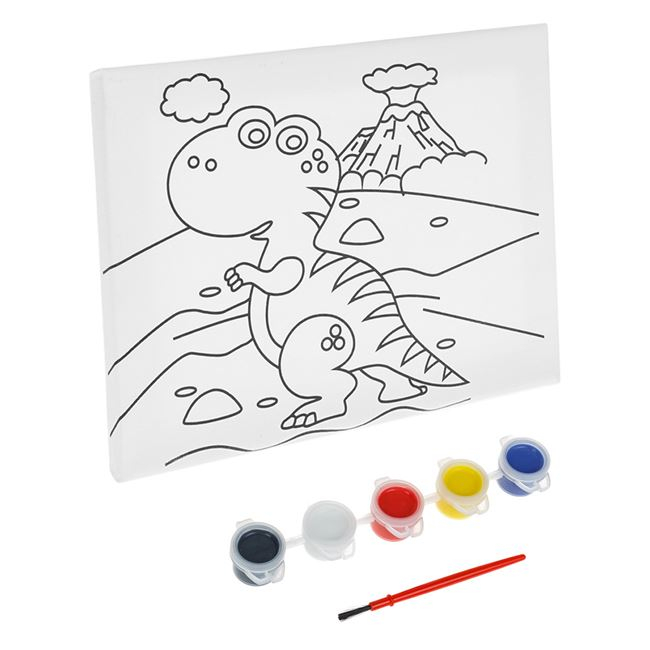 Pictura pe panza (canvas) , Micul Dinozaur