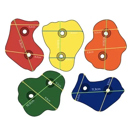 Pietre alpinism plastic - 5 buc asortate - poza 5