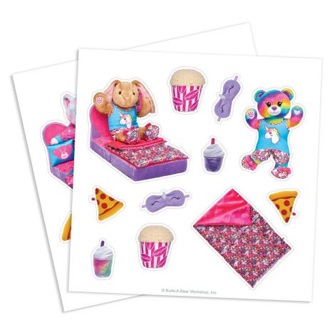 Pijama Party, set cu autocolante, Magna-Tiles Structures - poza 3
