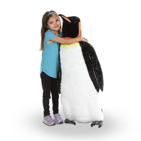Pinguin Imperial gigant din plus- Melissa And Doug - poza 2