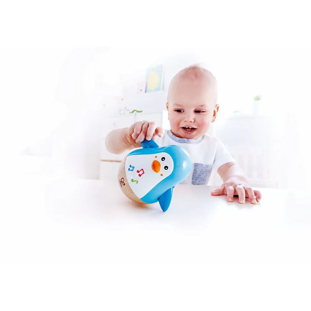Pinguin muzical din lemn Hape - poza 3