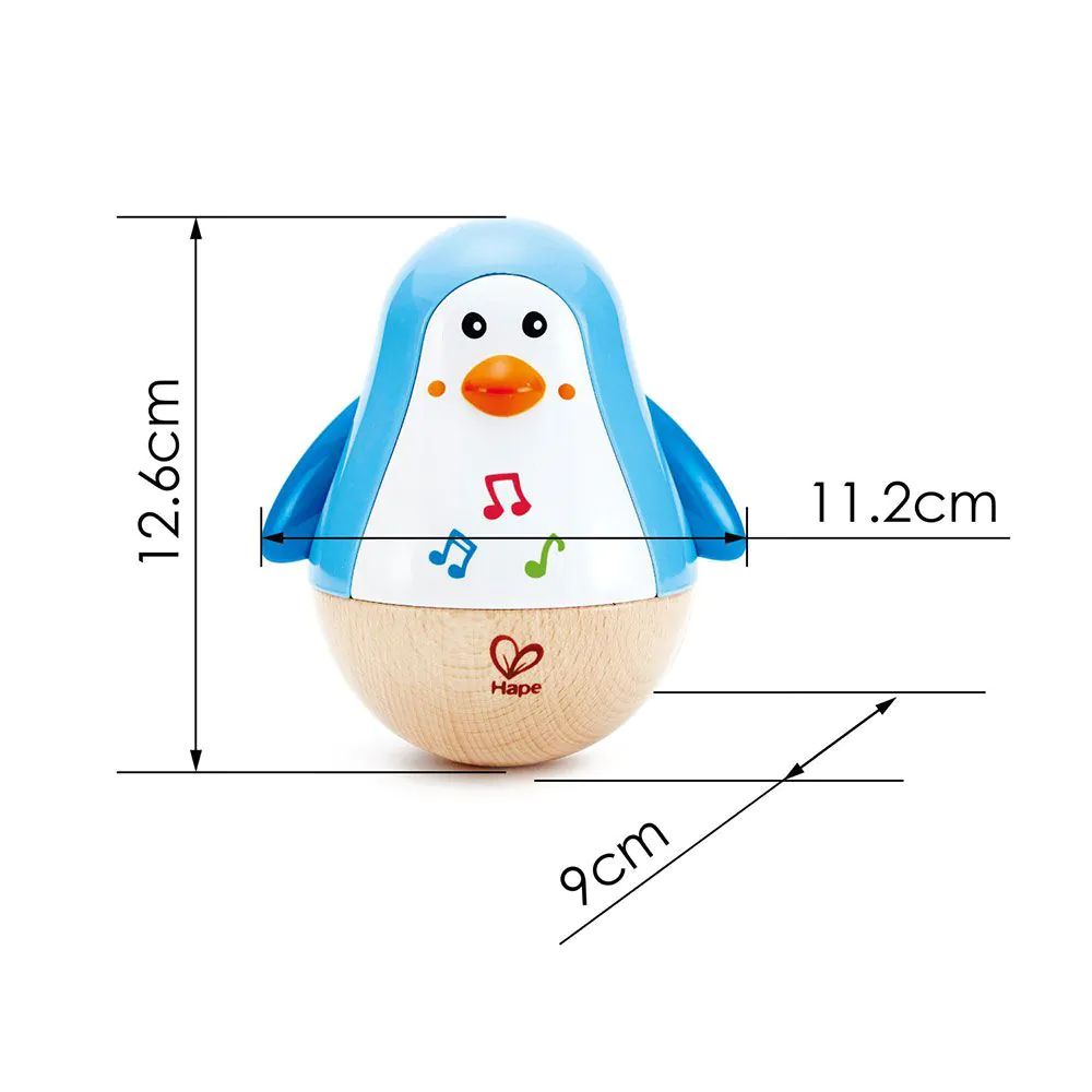 Pinguin muzical din lemn Hape - poza 4