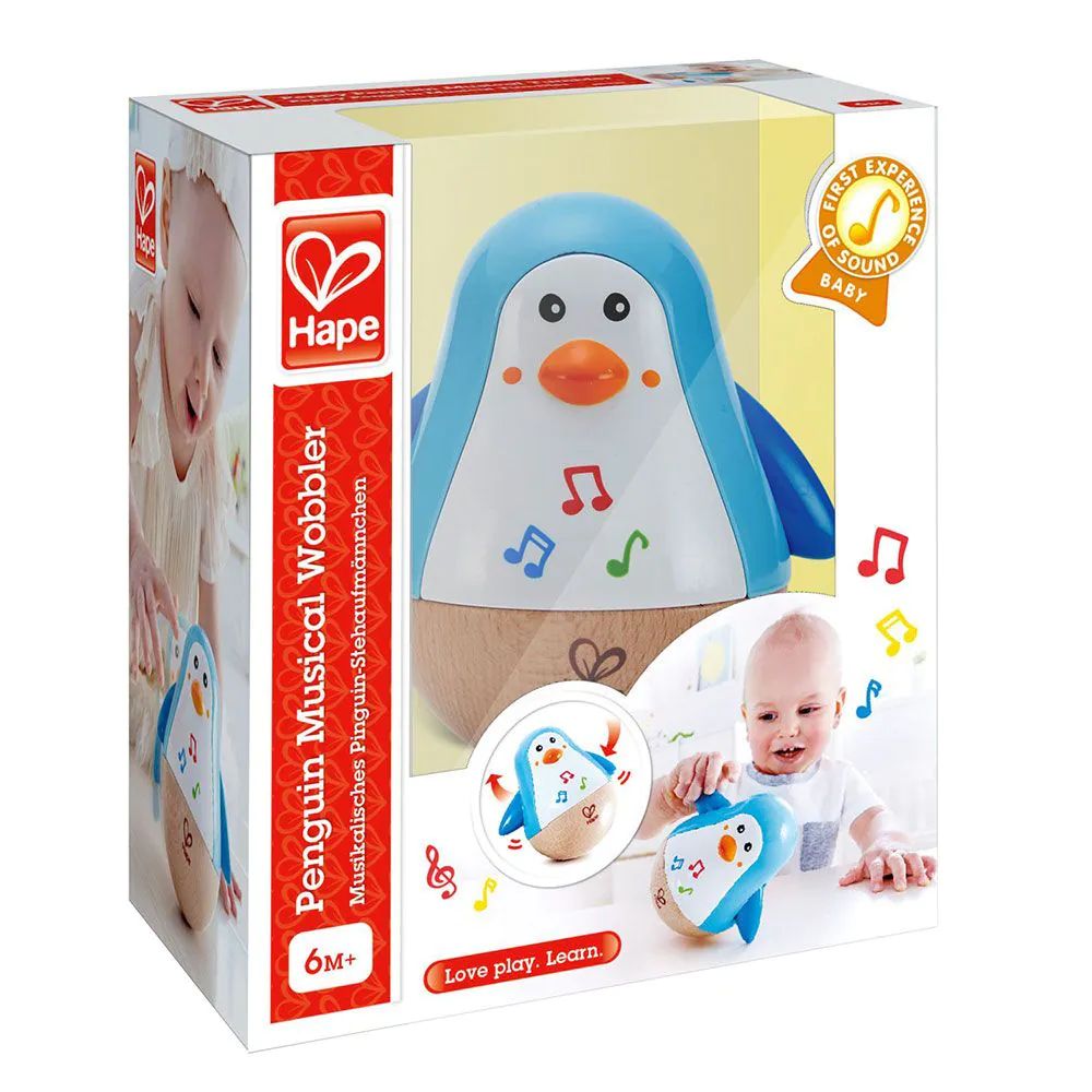 Pinguin muzical din lemn Hape - poza 5