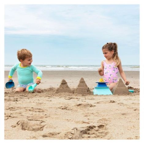 Pira, set forme pentru nisip piramide, Quut Toys - poza 2