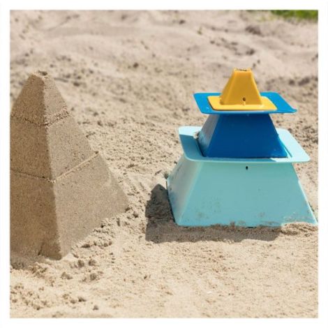 Pira, set forme pentru nisip piramide, Quut Toys - poza 3